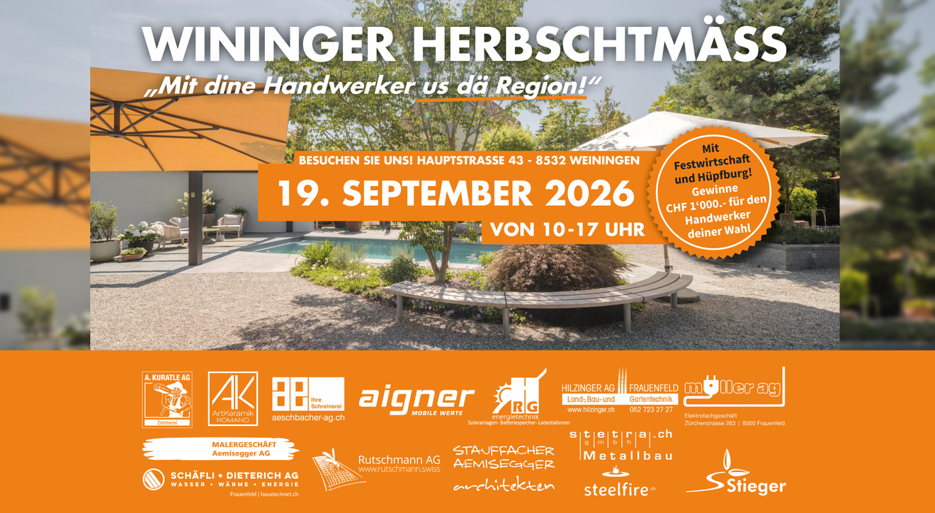 Seitenbild Wininger Herbschtmäss 19. September 2026