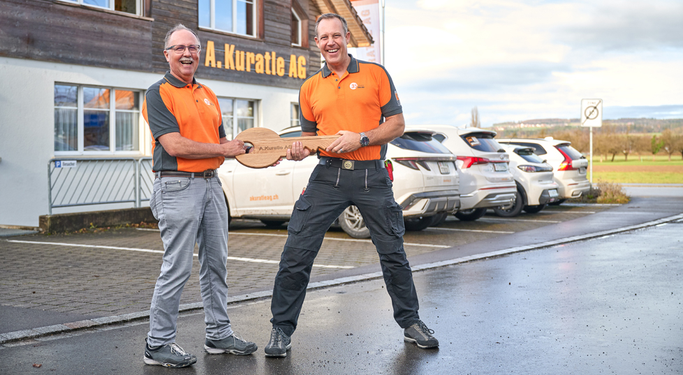 Seitenbild Neuer Geschäftsführer<br>der A. Kuratle AG